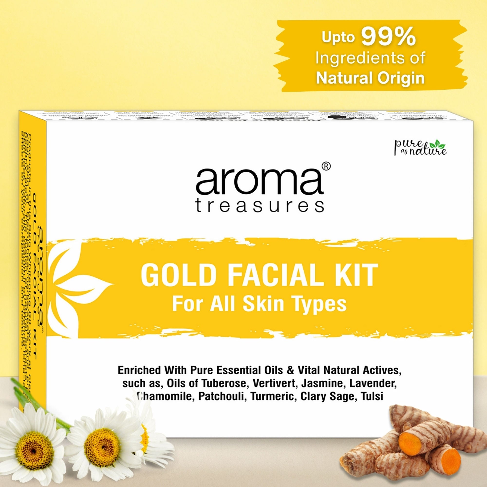 Aroma Treasures Gold Facial Kit | Grocsy