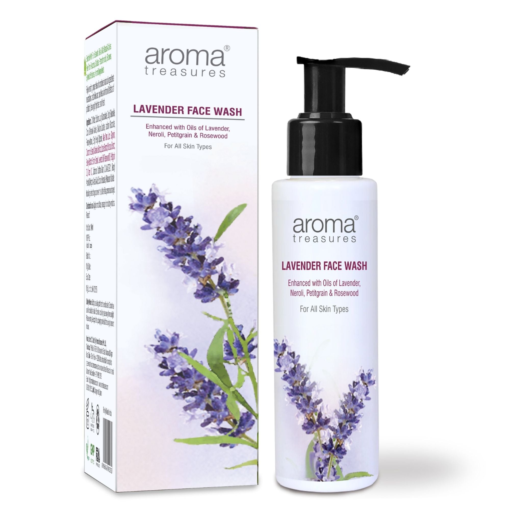 Aroma Treasures Lavender Face Wash | Grocsy