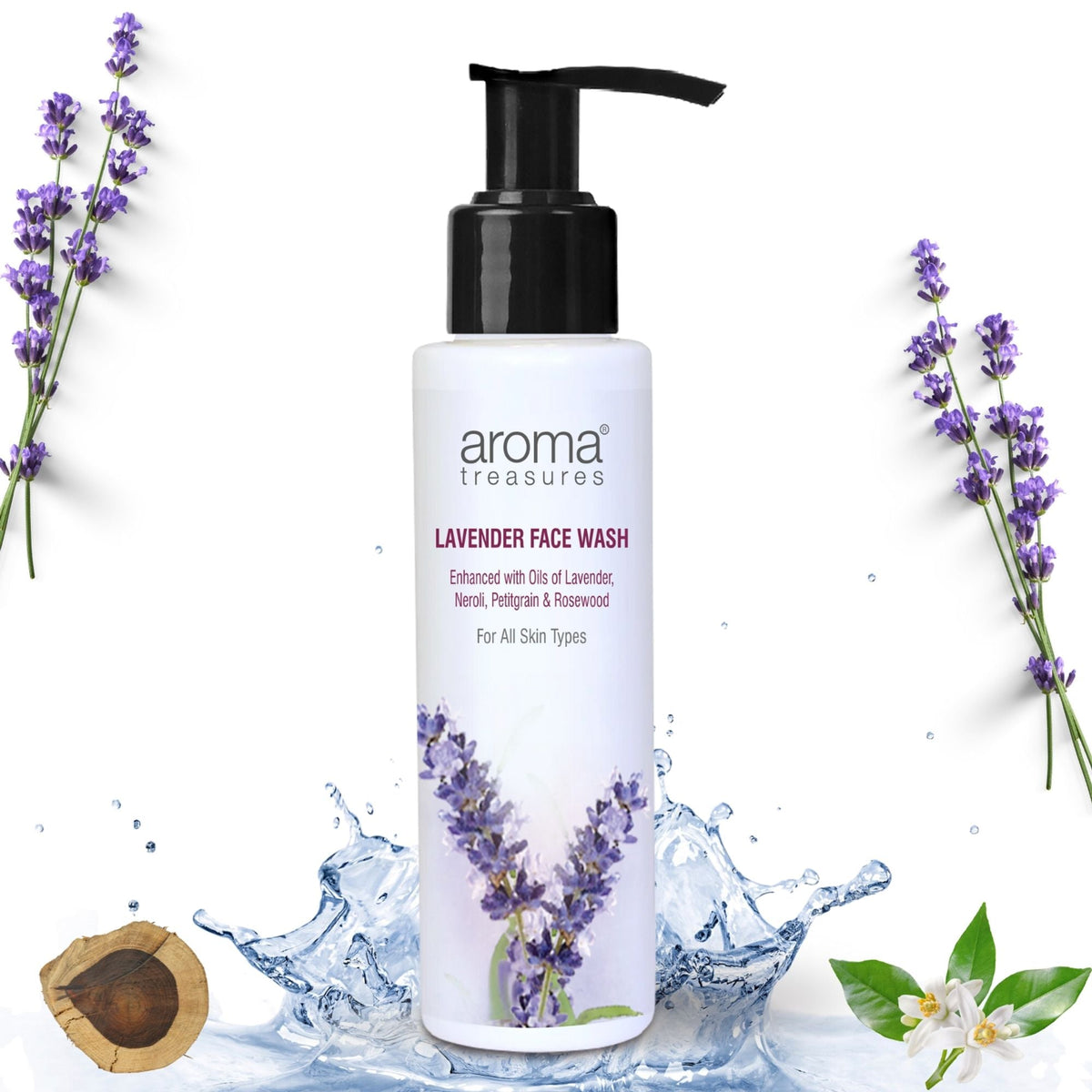 Aroma Treasures Lavender Face Wash | Grocsy