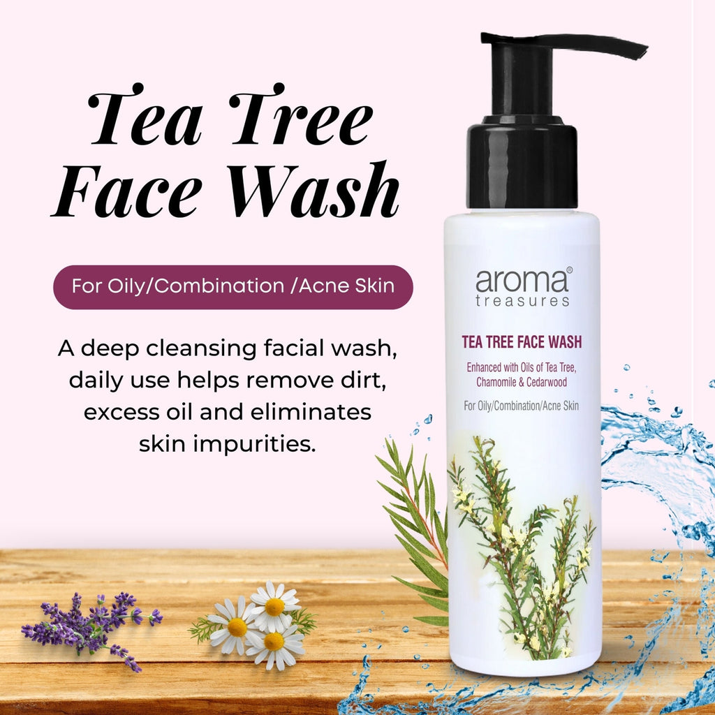 Aroma Treasures Tea Tree Face Wash | Grocsy