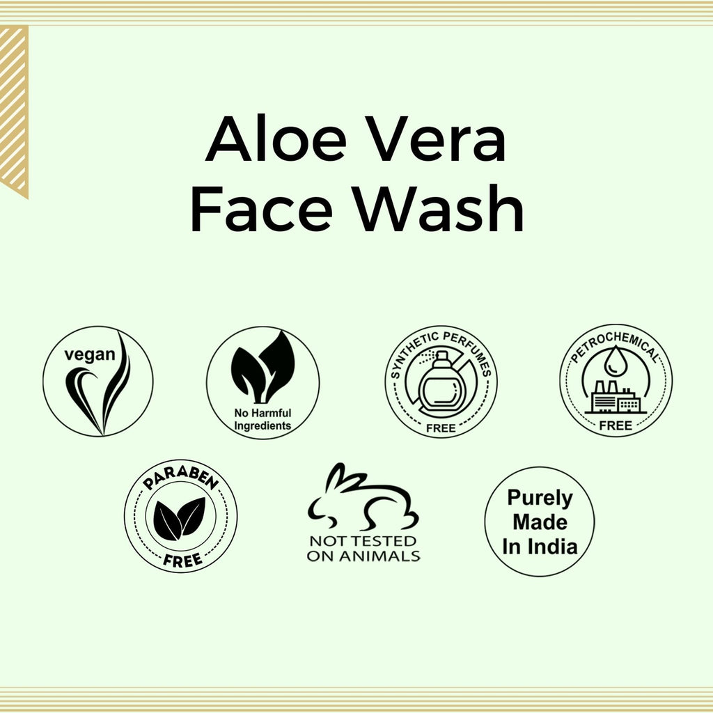 Aroma Treasures Aloe Vera Face Wash | Grocsy