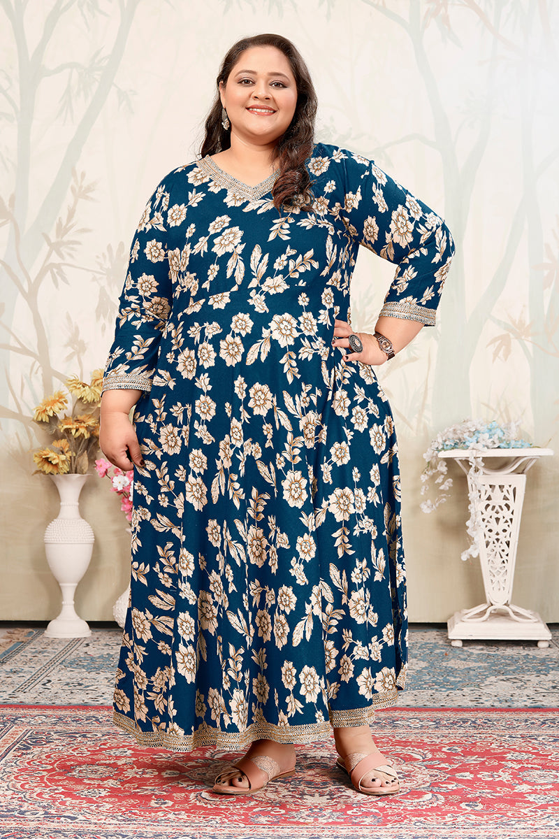 Monjolika Fashion Morpeach Ceremonial Rayon Designer Kurti | Grocsy