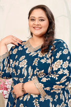 Monjolika Fashion Morpeach Ceremonial Rayon Designer Kurti | Grocsy