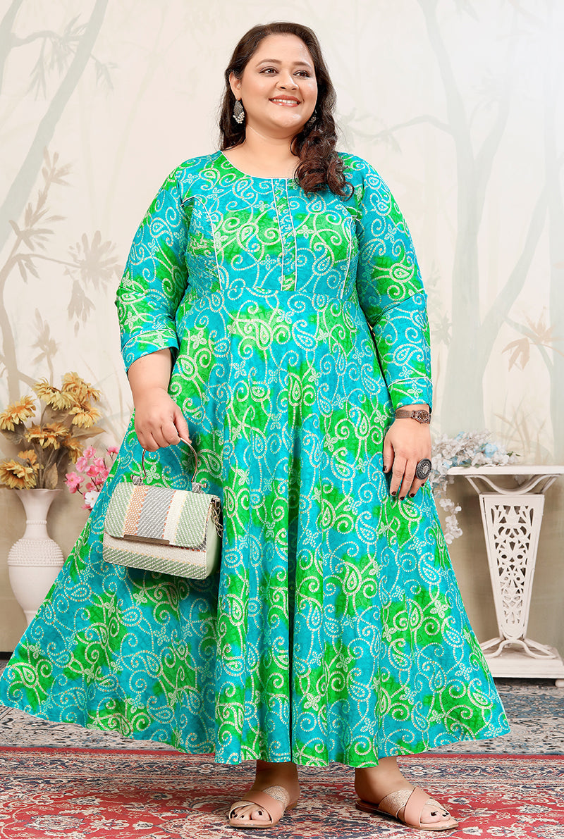 Monjolika Fashion Aqua Blue Ceremonial Rayon Designer Kurti | Grocsy