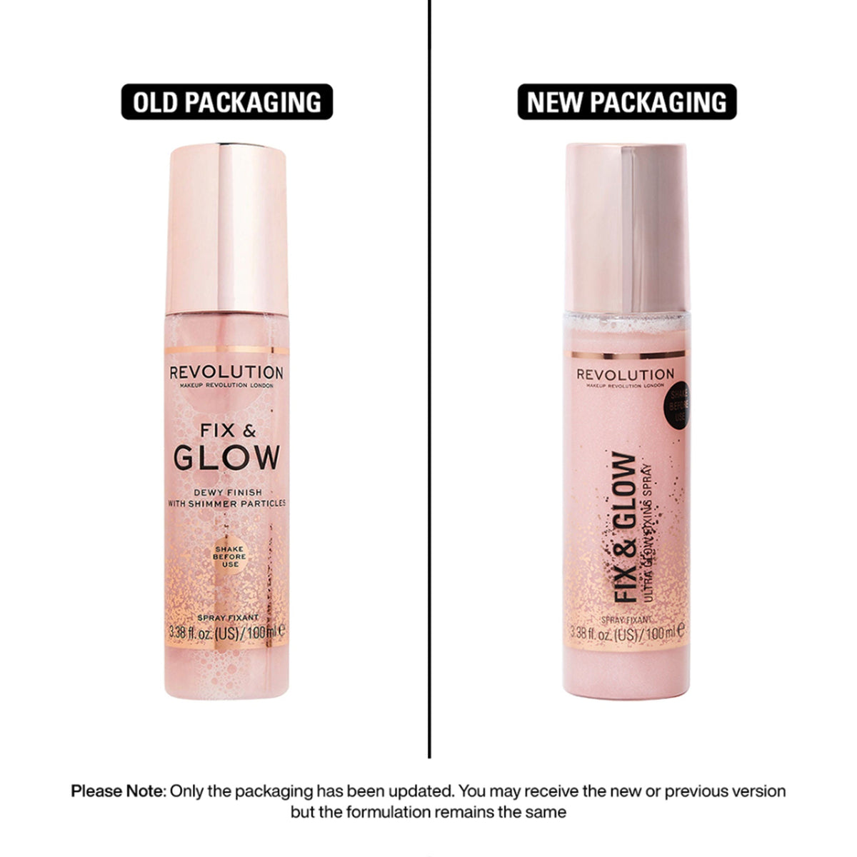 Makeup Revolution Fix & Glow Fixing Spray | Grocsy