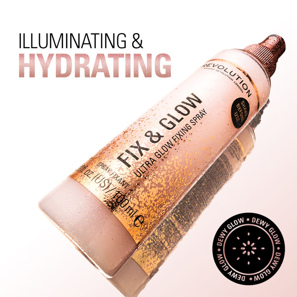 Makeup Revolution Fix & Glow Fixing Spray | Grocsy