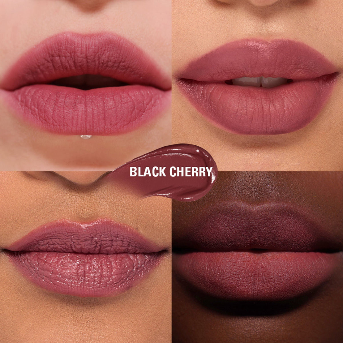 Makeup Revolution Air Blur Matte Liquid Lipstick - Black Cherry | Grocsy