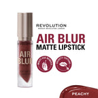 Makeup Revolution Air Blur Matte Liquid Lipstick - Peachy | Grocsy