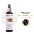 Makeup Revolution Glow fix Illuminating Fixing Spray | Grocsy