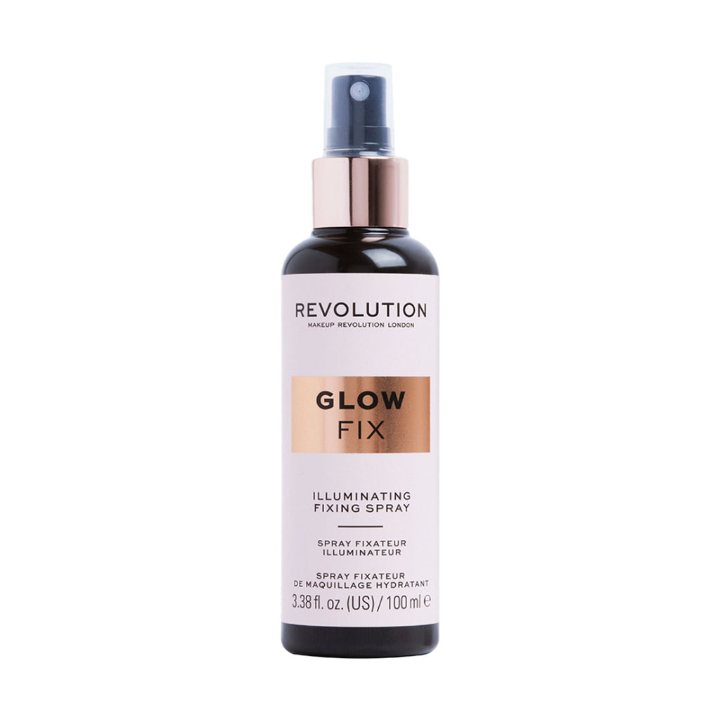 Makeup Revolution Glow fix Illuminating Fixing Spray | Grocsy