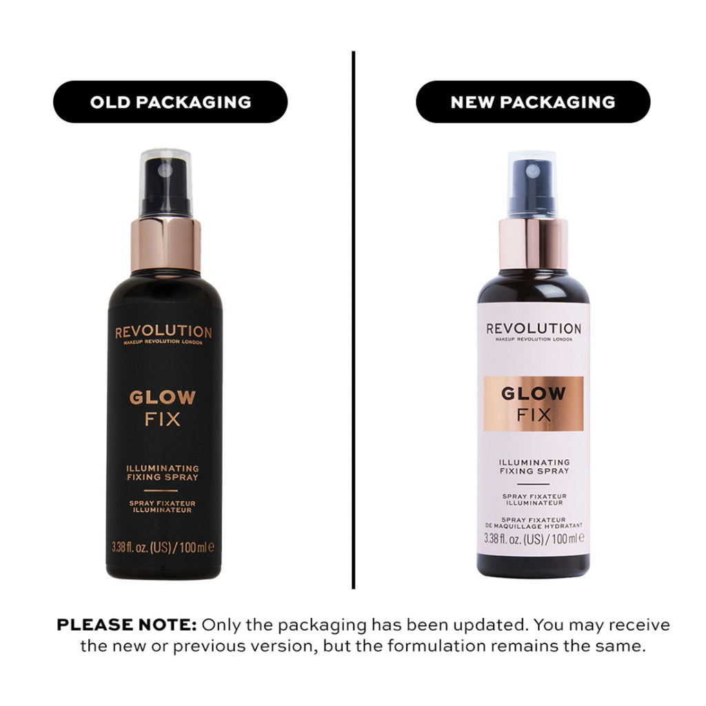 Makeup Revolution Glow fix Illuminating Fixing Spray | Grocsy