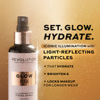 Makeup Revolution Glow fix Illuminating Fixing Spray | Grocsy