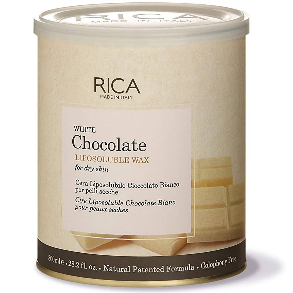 Rica White Chocolate Liposoluble Wax for Dry Skin With Natural Beeswax | Grocsy
