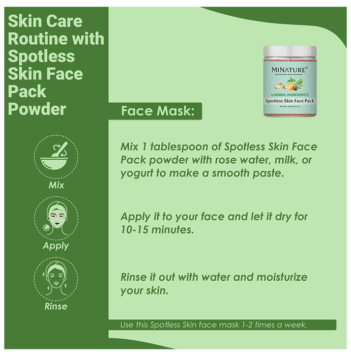 Minature Spotless Skin Face Pack | Grocsy