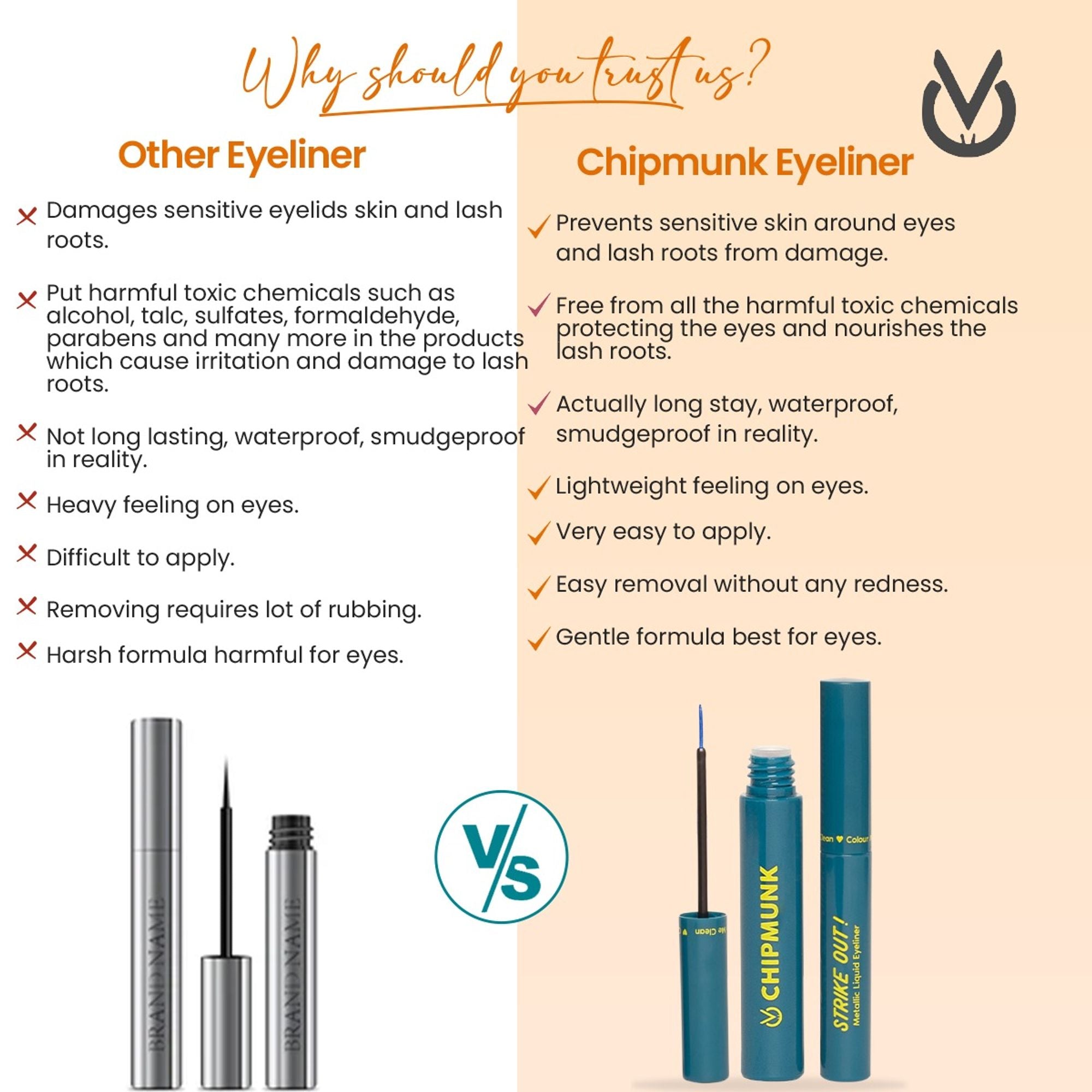 CHIPMUNK Strike Out Metallic Liquid Eyeliner - 21 Mykonos Blue | Grocsy