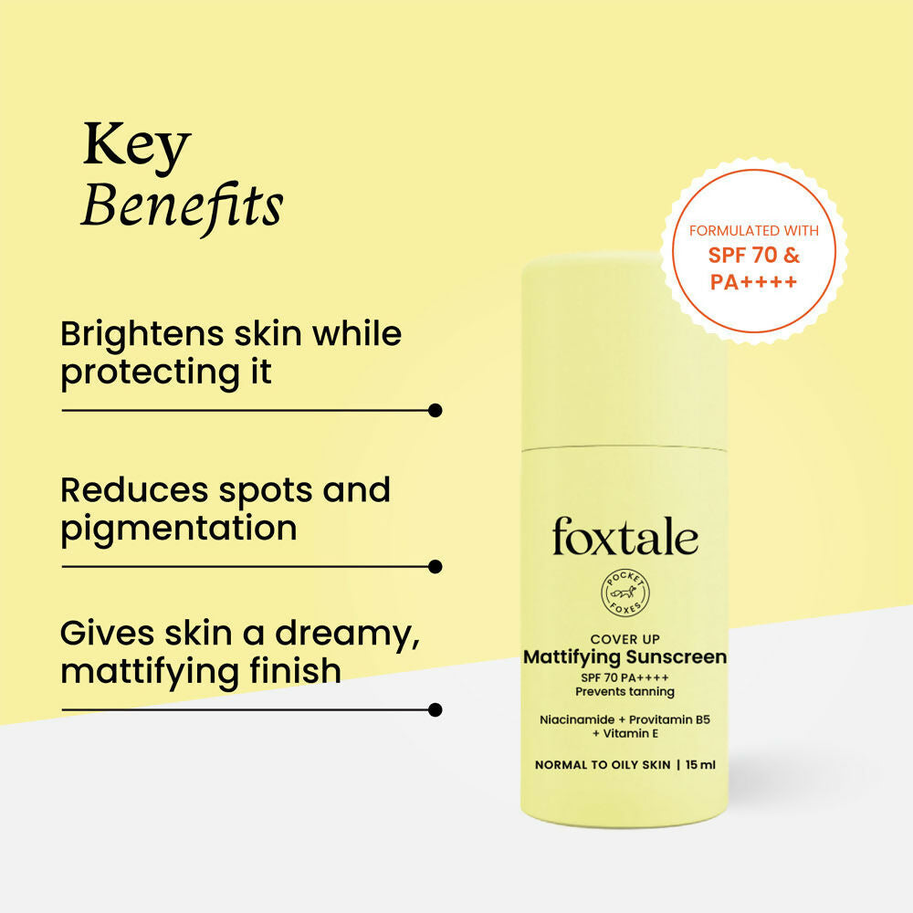Foxtale Matte Sunscreen | Grocsy