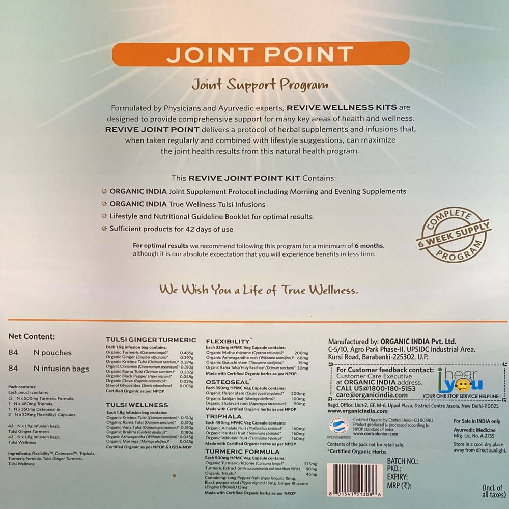 Organic India Revive Joint Point | Grocsy