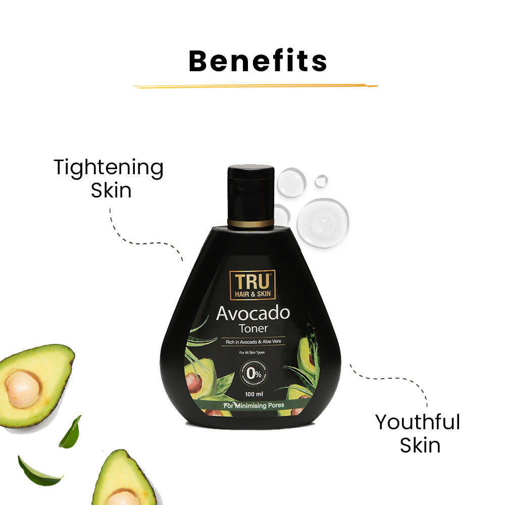 Tru Hair & Skin Avocado & Hyaluronic Acid Toner | Grocsy