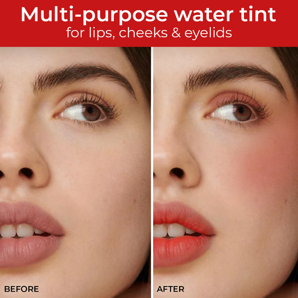 Just Herbs Water Baby Lip & Cheek Tint - Peachy Please | Grocsy