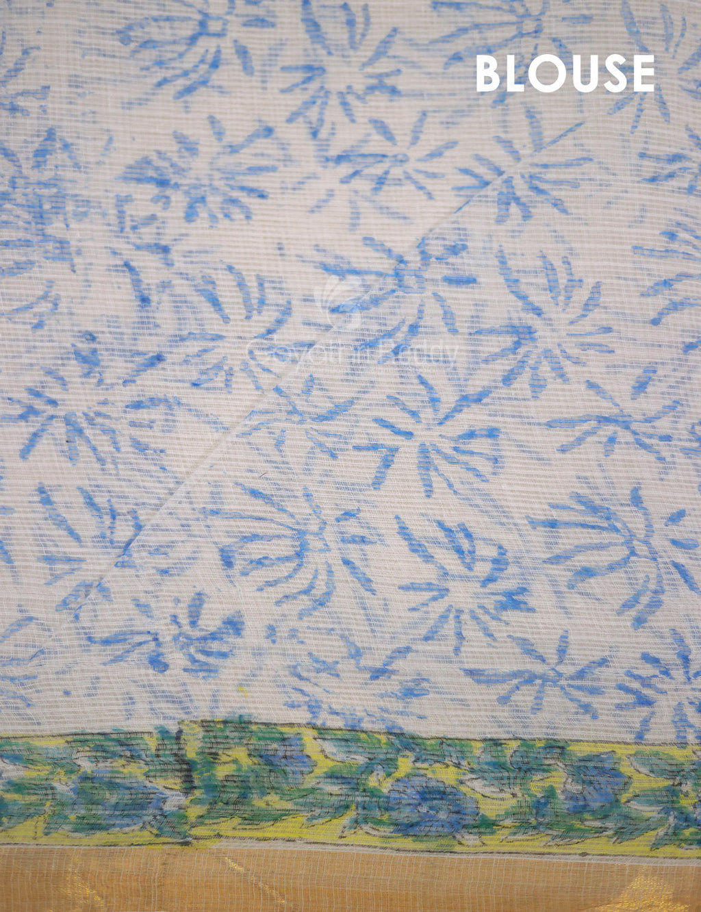 Lime Yellow Floral Design Pure Kota Cotton Saree By Gayathri Reddy Designer Studio | Grocsy