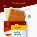 Ez Chef's Ambur Biryani Kit - Ambur's Famous Biryani | Grocsy