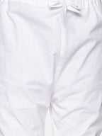Sethukrishna Boys Gold-Toned & White Woven Design Kurta with Pyjamas | Grocsy