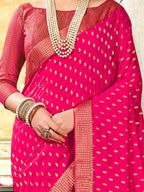 Saree Mall Ethnic Motifs Woven Design Zari Sarees | Grocsy