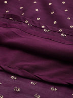 All About You Ethnic Motifs Embroidered Empire Sequinned Kurta with Trousers | Grocsy