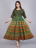 Vamika Multicolor Cotton Printed Party/Casual Wear Kurti (GAM12K) | Grocsy