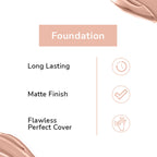 Matt Look Undercover 24Hr Full Coverage & Oil Control Matte Foundation - Beige | Grocsy