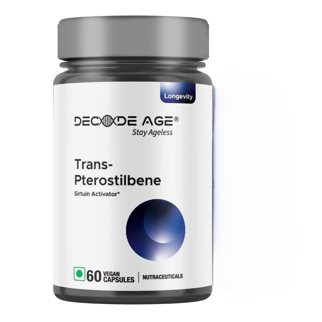 Decode Age 99% Pure Trans-Pterostilbene Capsules | Grocsy