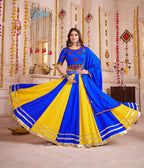 Monjolika Fashion Multicolor Viscose Cotton Navratri Chaniya Choli For Festival | Grocsy
