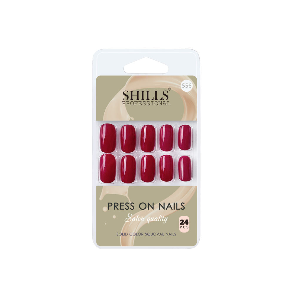 Shills Professional Reusable Press On Nails Square - SPN556 | Grocsy