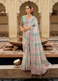 Monjolika Fashion Silk Blend Silk Saree In Multicolor With Rich Meenakari Zari Weaving | Grocsy