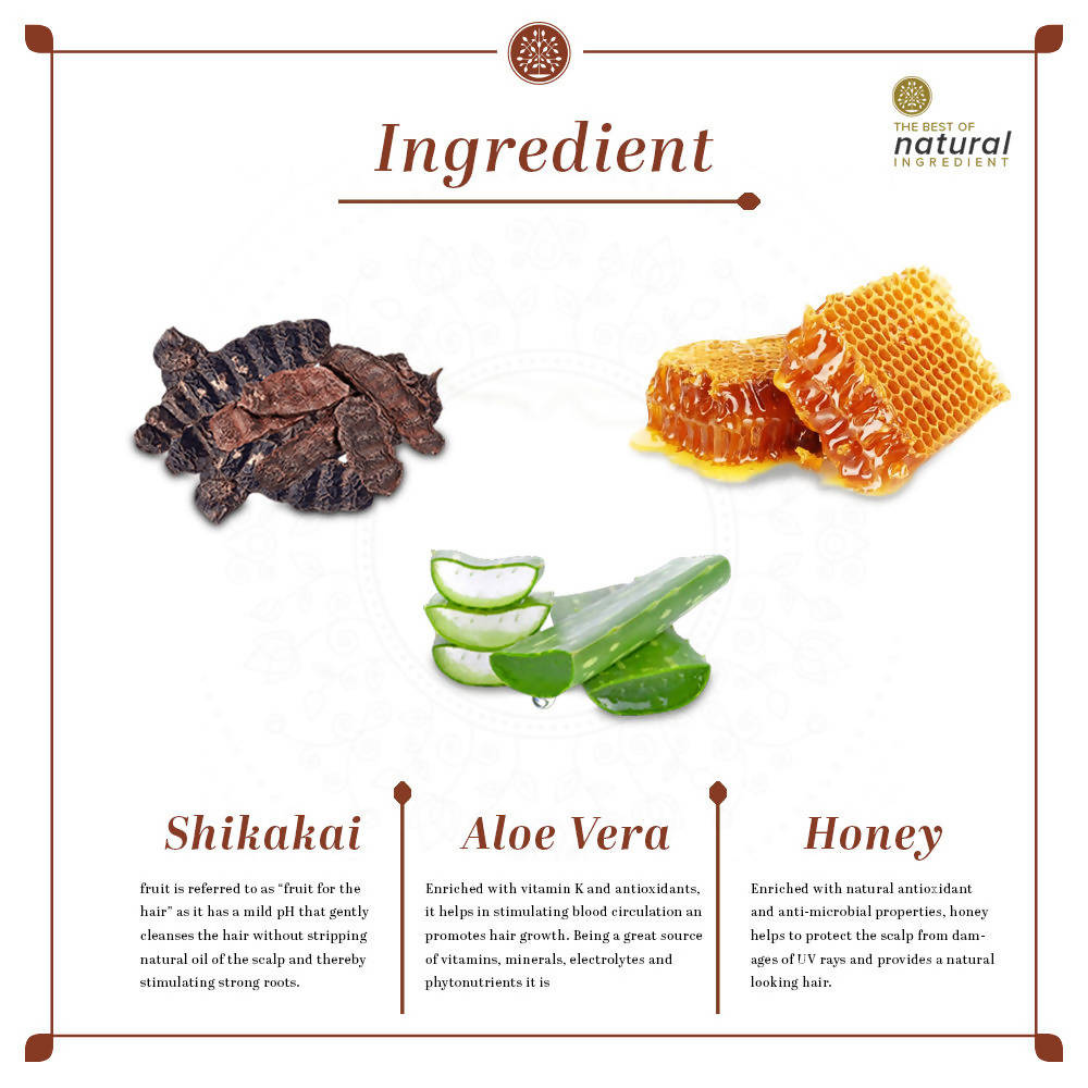 Khadi Natural Shikakai & Honey Hair Conditioner | Grocsy