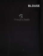 Black Coloured Combination Printed Cotton Saree By Gayathri Reddy Designer Studio | Grocsy