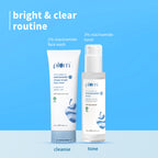 Plum Bestselling Niacinamide Facewash And Toner Combo Tightens Pore, Brightens Skin, Fades Blemishes | Grocsy