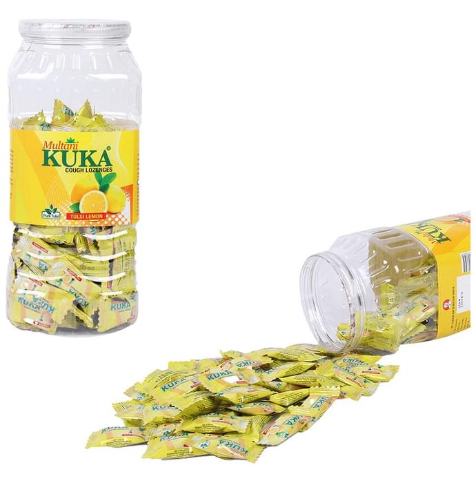 Multani Kuka Cough Lozenges Tulsi Lemon | Grocsy