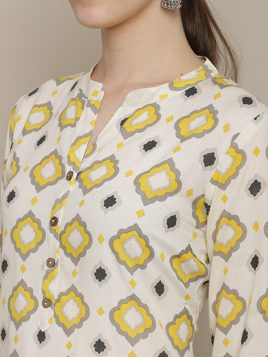Sangria Printed Cotton Kurta | Grocsy