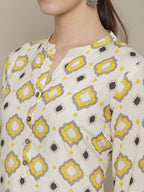 Sangria Printed Cotton Kurta | Grocsy
