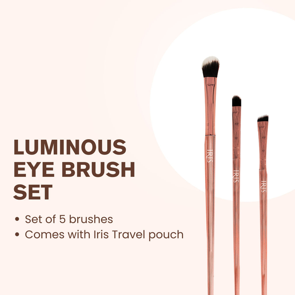 IRIS COSMETICS Luminous Eye Brush Set | Grocsy