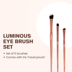 IRIS COSMETICS Luminous Eye Brush Set | Grocsy