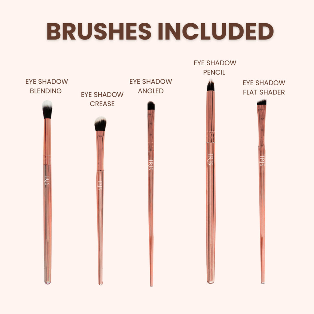 IRIS COSMETICS Luminous Eye Brush Set | Grocsy