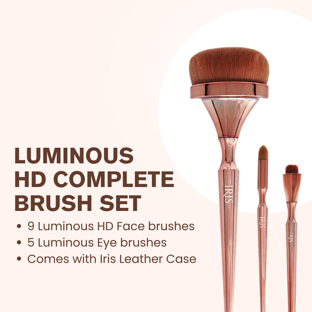 IRIS COSMETICS Luminous Complete Brush Set | Grocsy