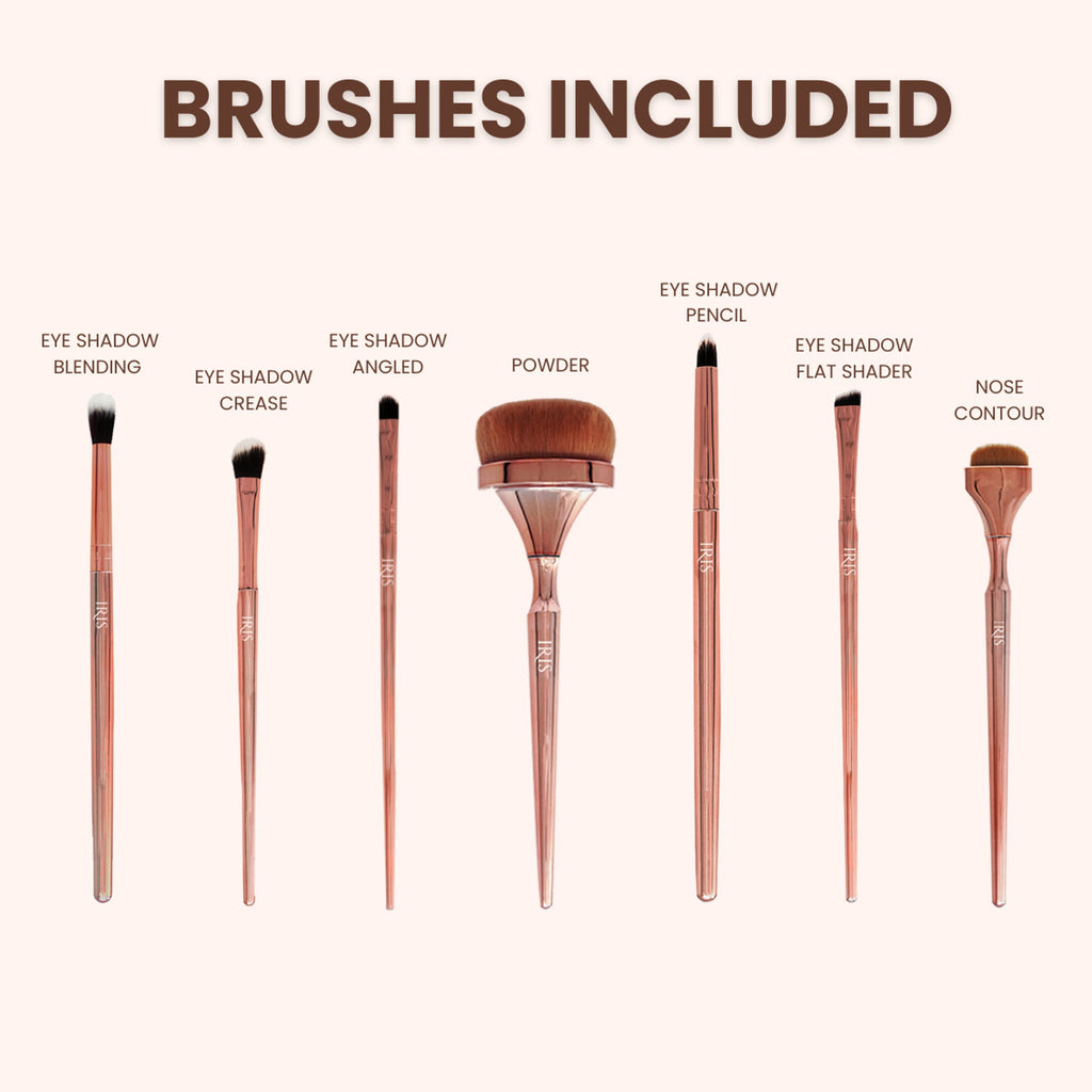 IRIS COSMETICS Luminous Complete Brush Set | Grocsy