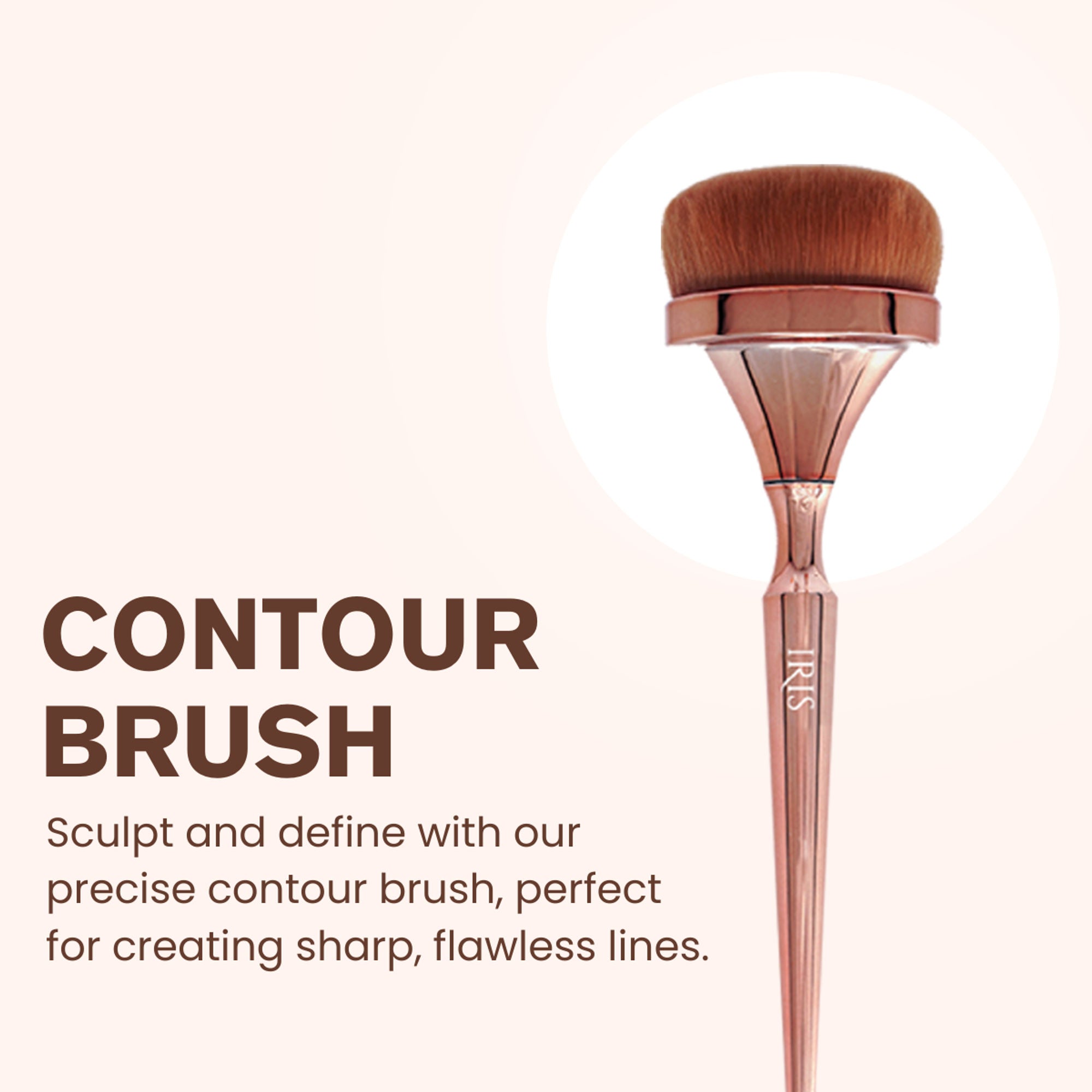 IRIS COSMETICS Luminous HD Contour Brush | Grocsy