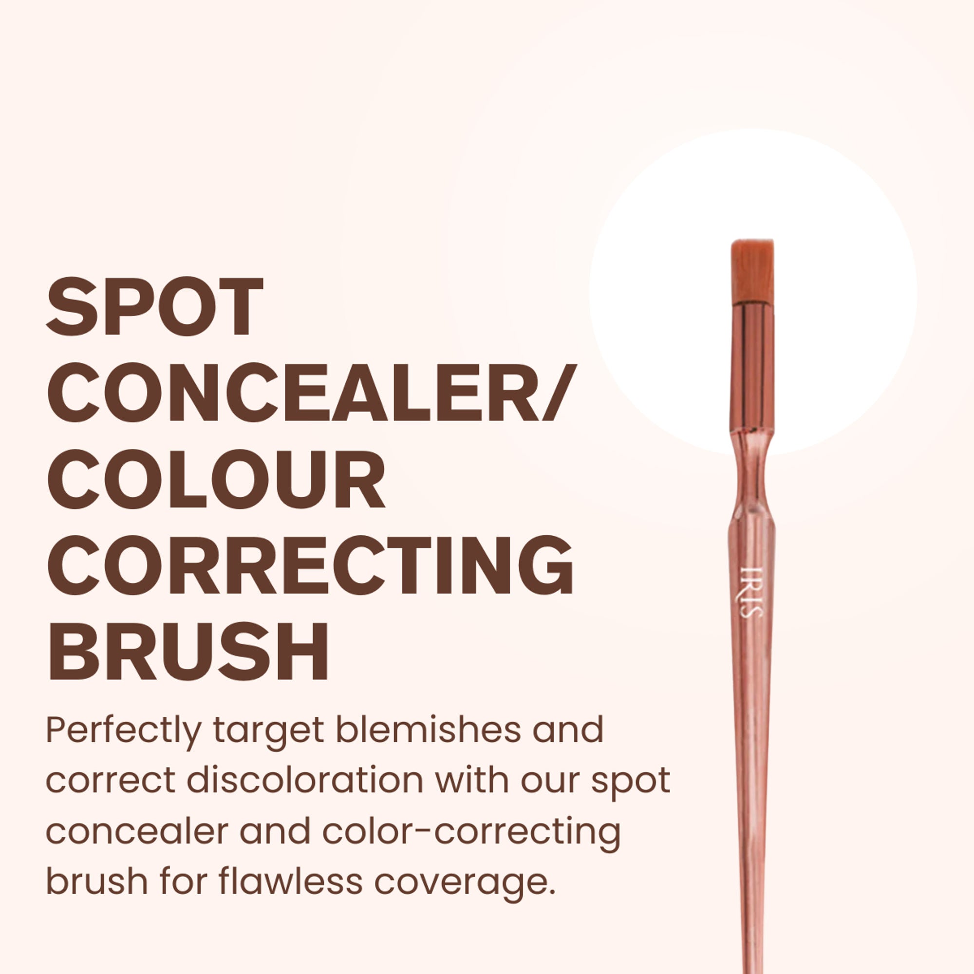 IRIS COSMETICS Luminous HD Spot Concealer Brush | Grocsy