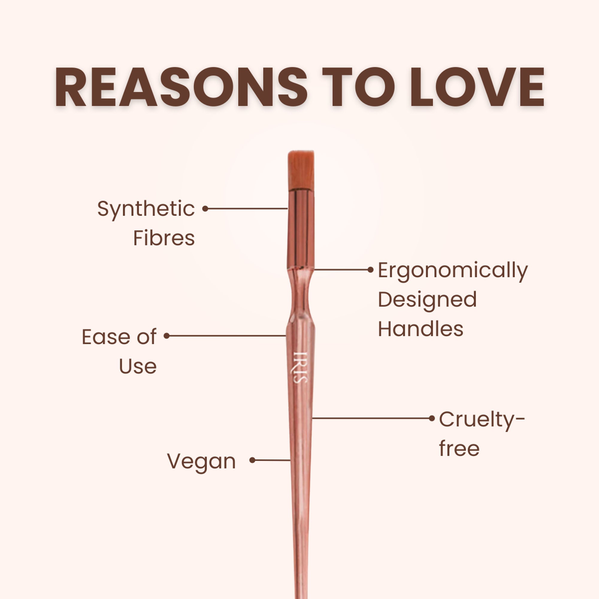 IRIS COSMETICS Luminous HD Spot Concealer Brush | Grocsy