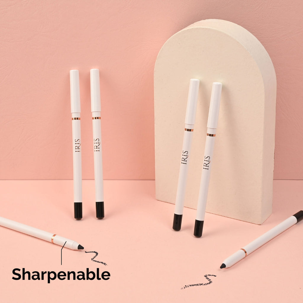 IRIS COSMETICS Back To Black Waterproof Kohl Pencil | Grocsy