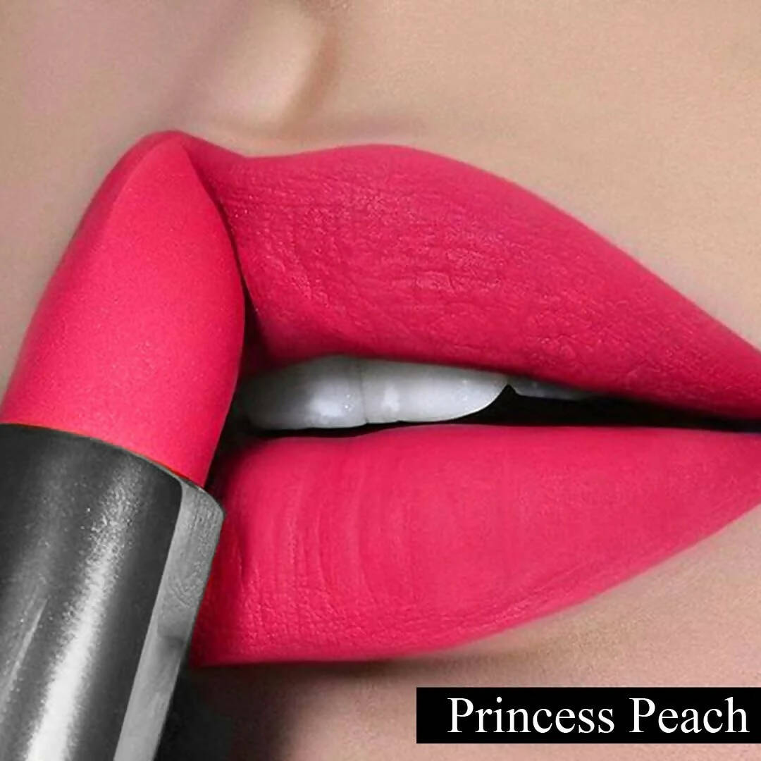 FLiCKA Wear Me Everywhere Creamy Matte Lipstick Princess Peach | Grocsy